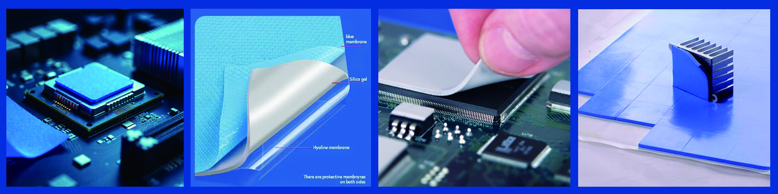Application case of thermal conductive silicone film
