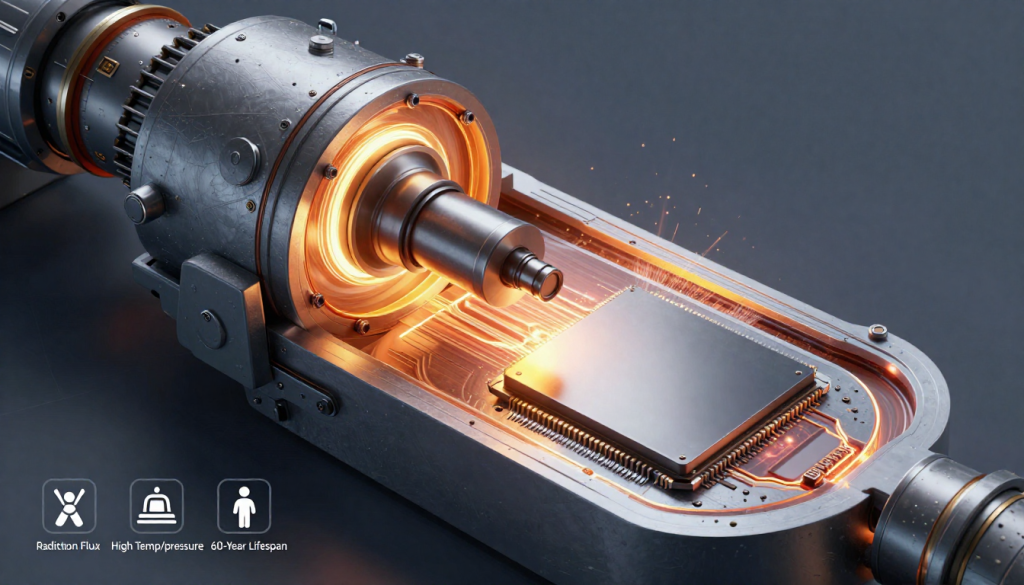 thermal interface material degradation under neutron and gamma radiation flux