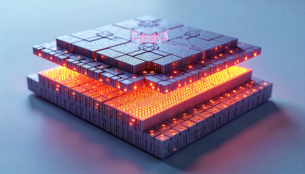 3D chip stacking thermal management