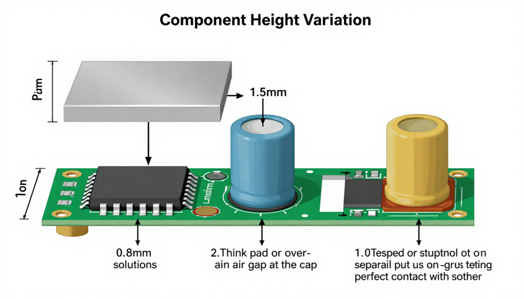 gap pad thickness chart for common tolerances