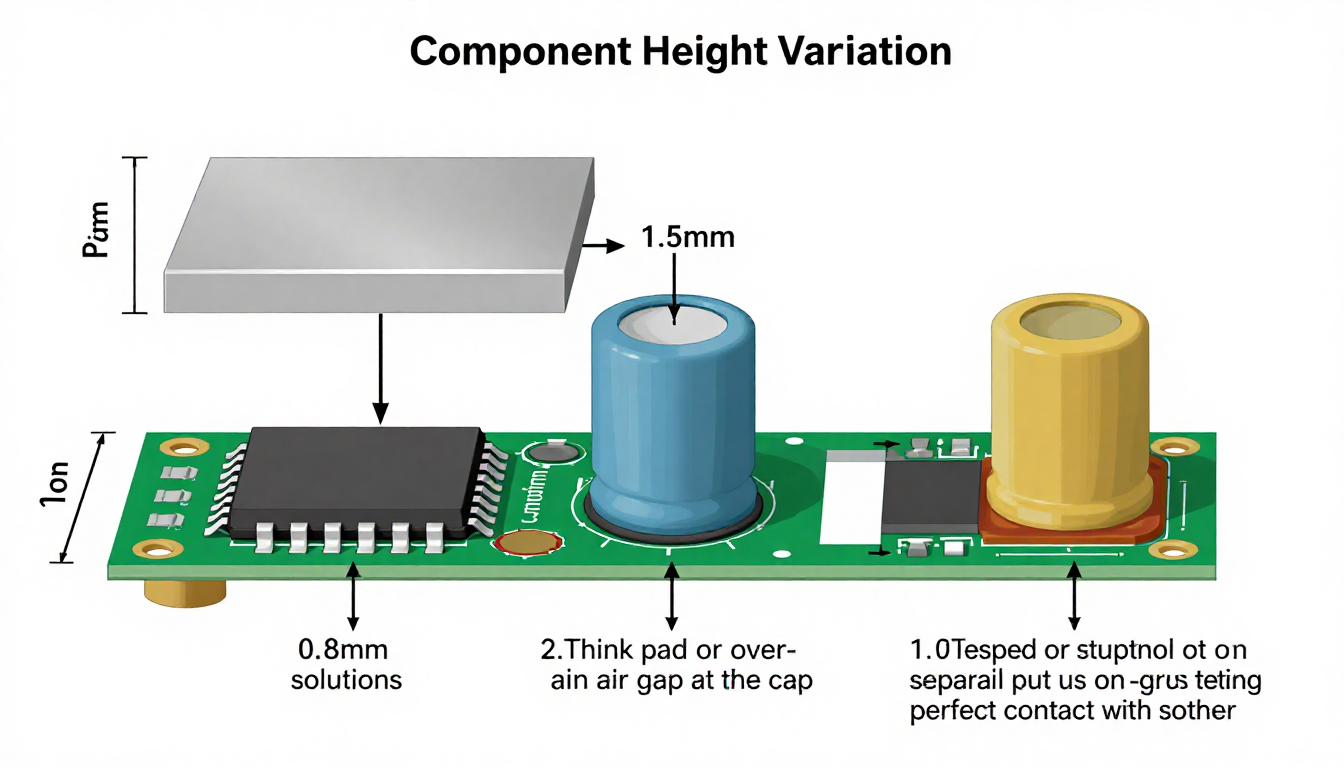 gap pad thickness chart for common tolerances