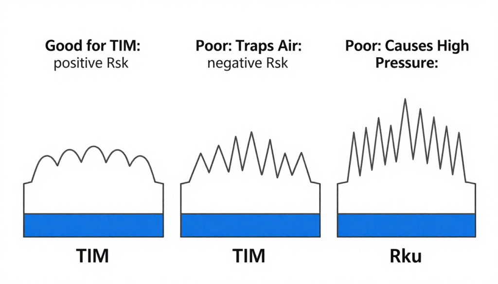 surface roughness thermal contact resistance