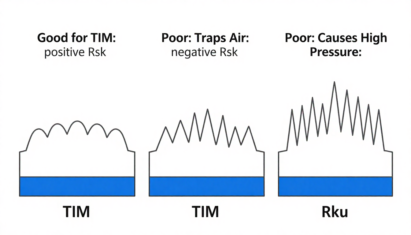 surface roughness thermal contact resistance