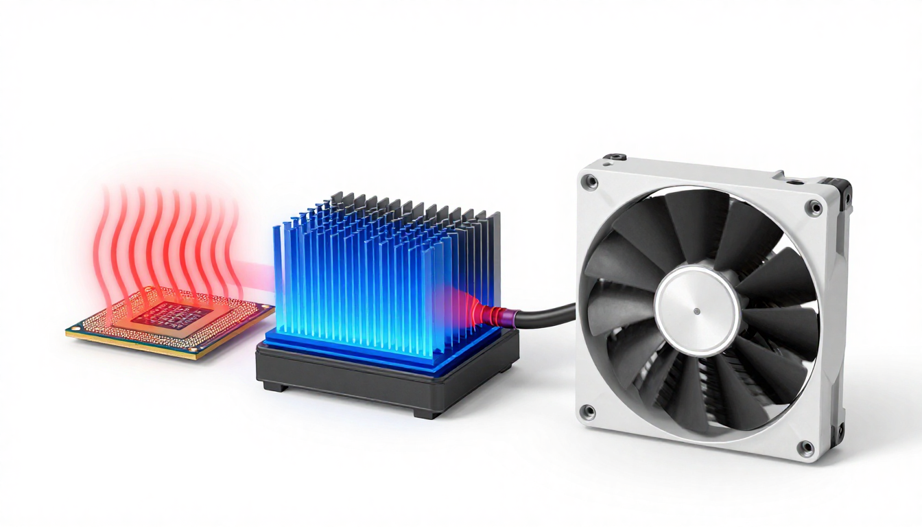 thermal pad for quiet cooling