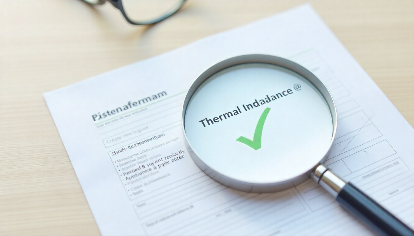 thermal pad datasheet interpretation
