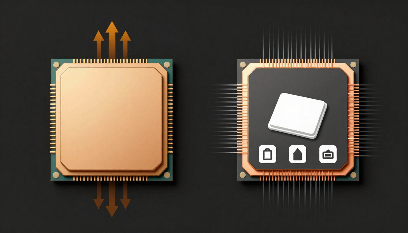 soldering copper shim directly to PCB for component cooling