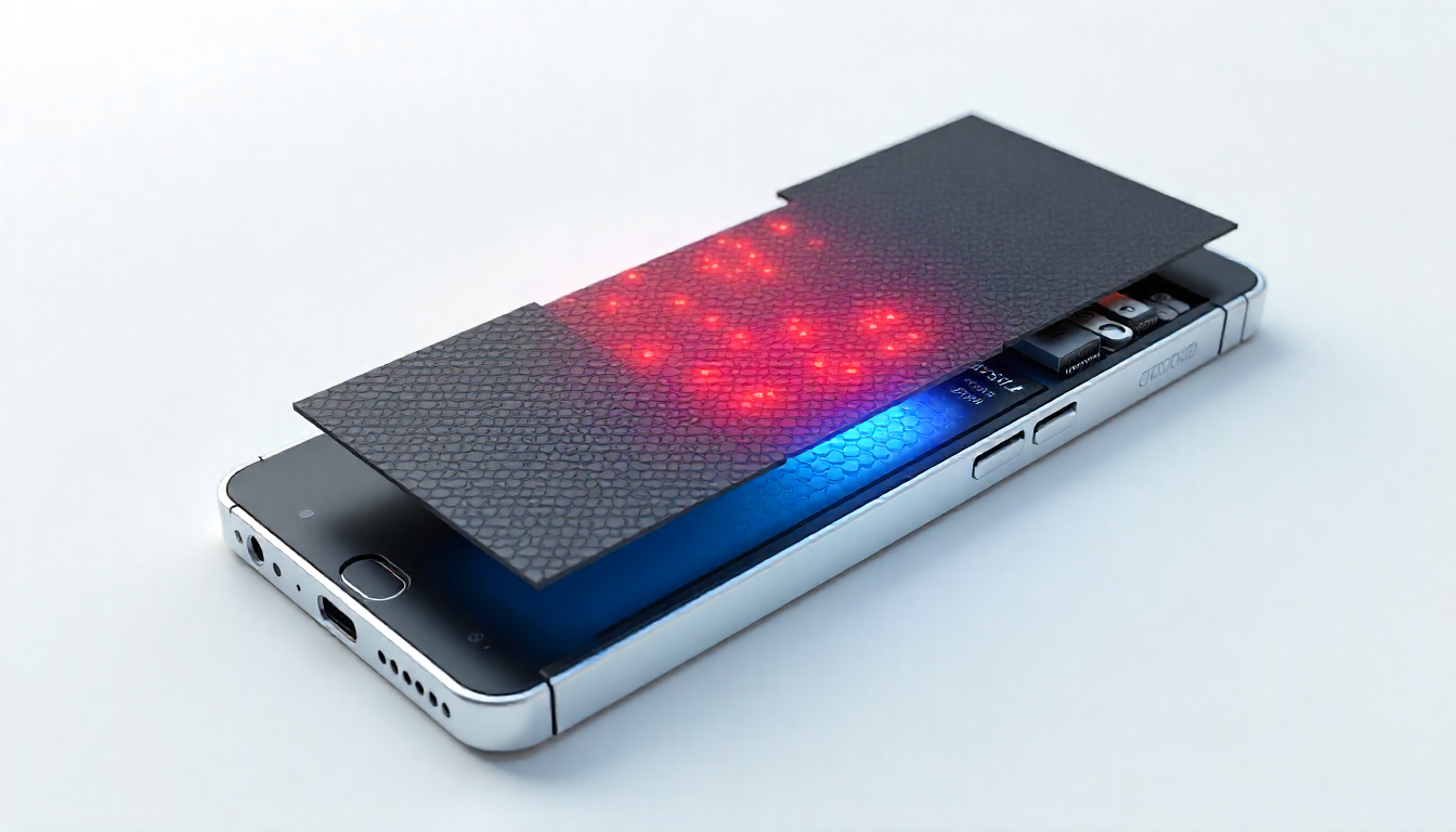 PGS thermal conductivity in-plane vs through-plane for phone SoC