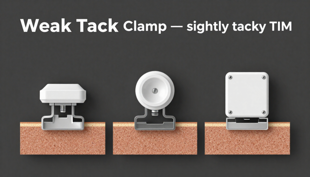 thermal interface material adhesion strength