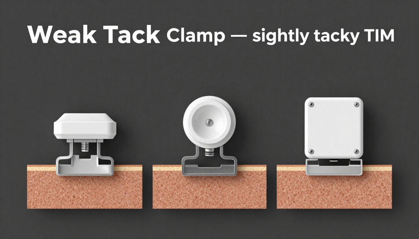 thermal interface material adhesion strength