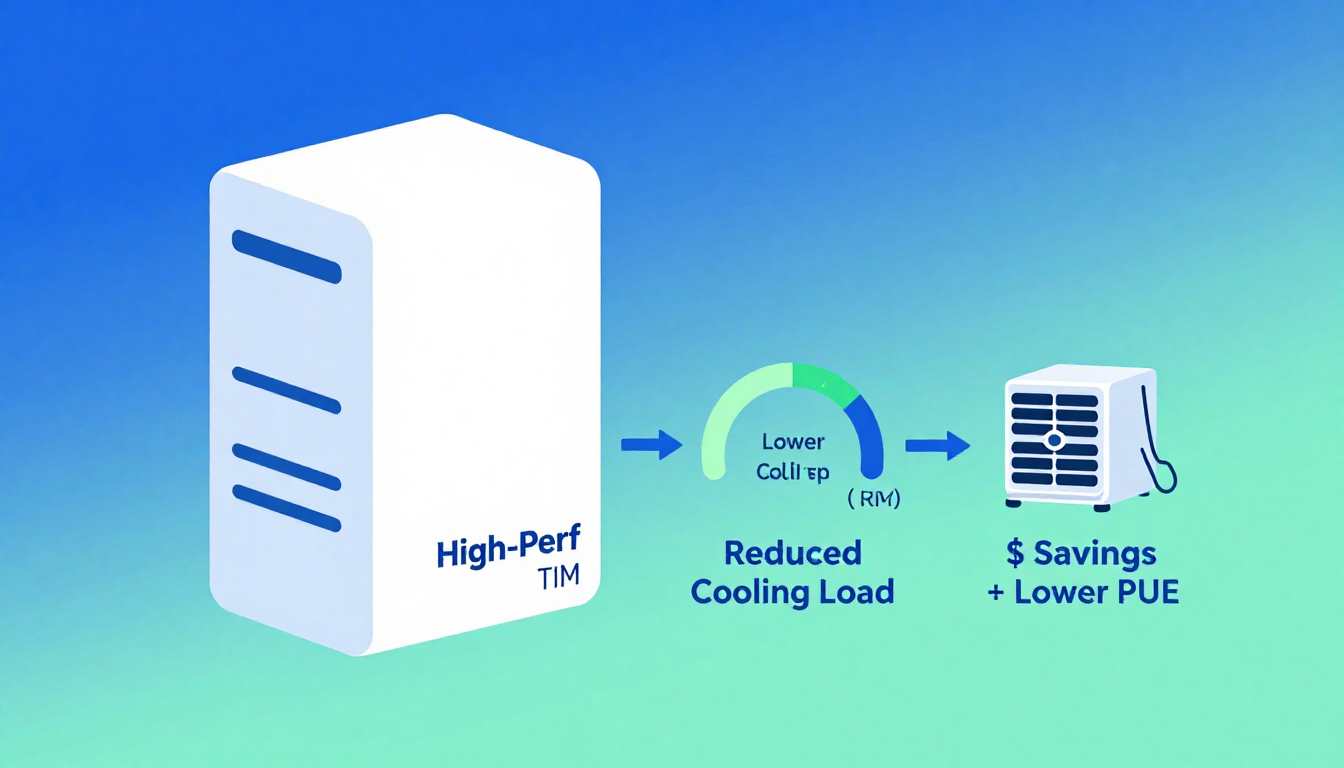 reducing server CPU temperature with high-performance TIM