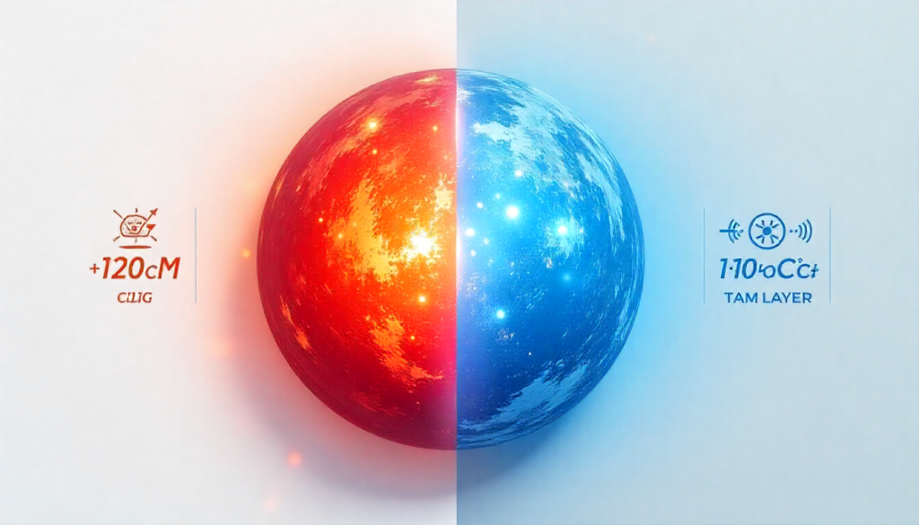 radiation effects on polymer-based thermal interface materials in GEO