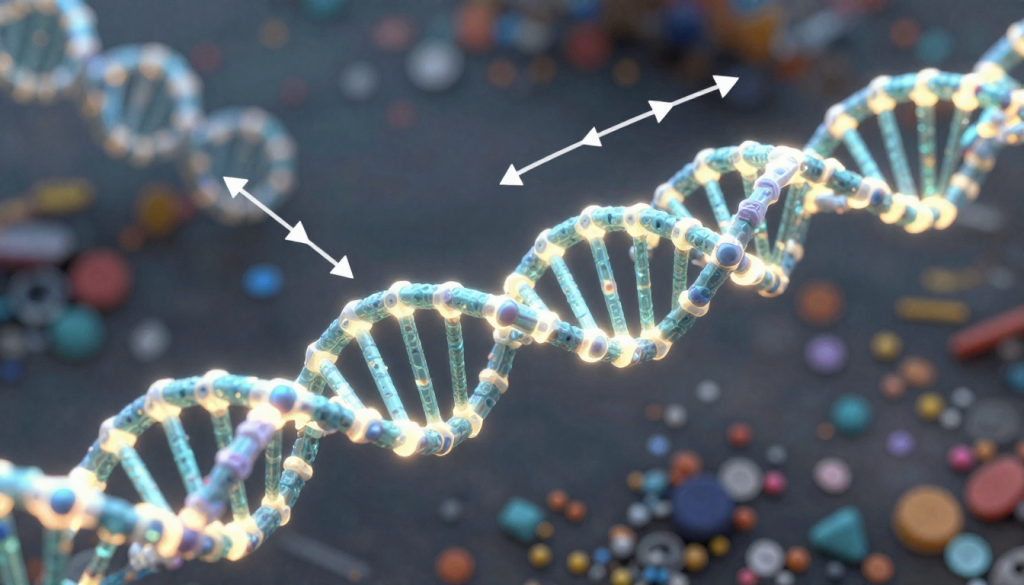 DNA origami thermal interface material assembly