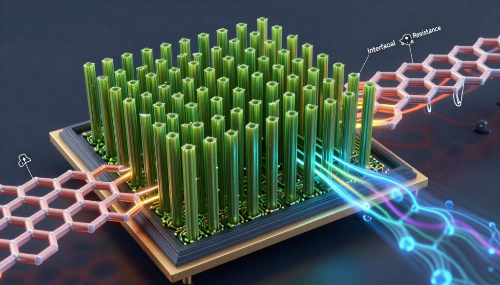 growing CNT forests on silicon wafer for direct chip attachment